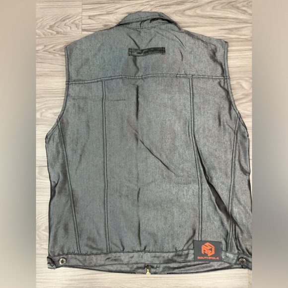 South Pole Men’s Denim Vest- XL - Picture 6 of 6